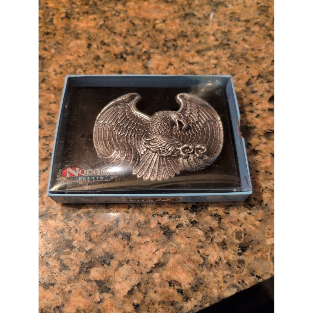 Rare NOCON Belt Co. Eagle Belt Buckle very Collectible